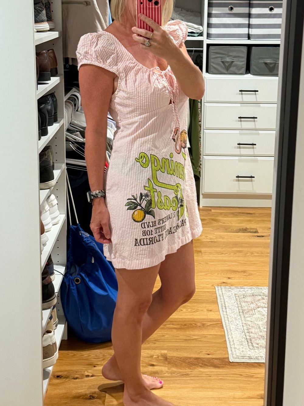 ANTHROPOLOGIE CELANDINE SCOOP-NECK FRONT TIE MINI
DRESS - Picture 17 of 17